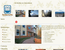Tablet Screenshot of hotelfontesanta.com